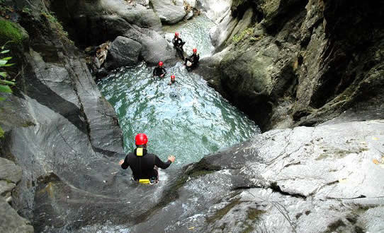 canyoning livigno