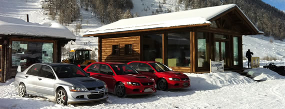 snow cars livigno