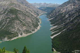 livigno přehrada