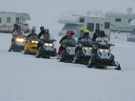 půjčovna sněžných skútrů Livigno